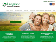 Tablet Screenshot of longviewchirocenter.com